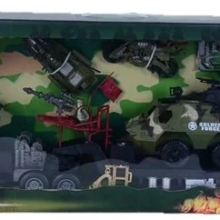 Blue Toys Playset Στρατιωτικό Φορτηγό Με Τανκ 99871A (MKH877428)