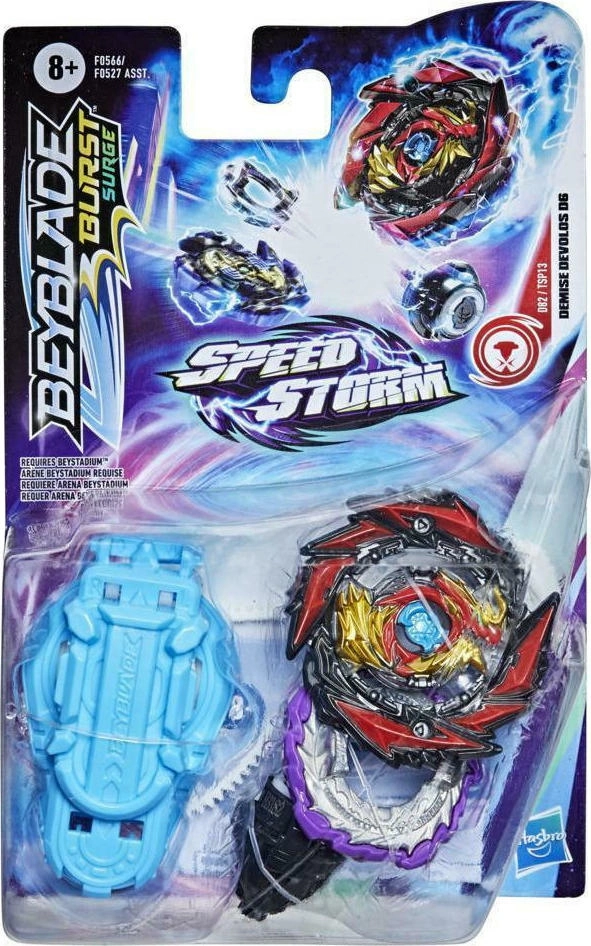 Hasbro Beyblade Speedstorm Starter Pack Bey Sps Demise Devolos D6 (F0566) 1 Hasbro Beyblade Speedstorm Starter Pack Bey Sps Demise Devolos D6 (F0566)