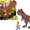 Mattel Imaginext Jurassic World Δεινόσαυρος Και Φιγούρα Camp Cretaceous Toro And Darius (HCH99)