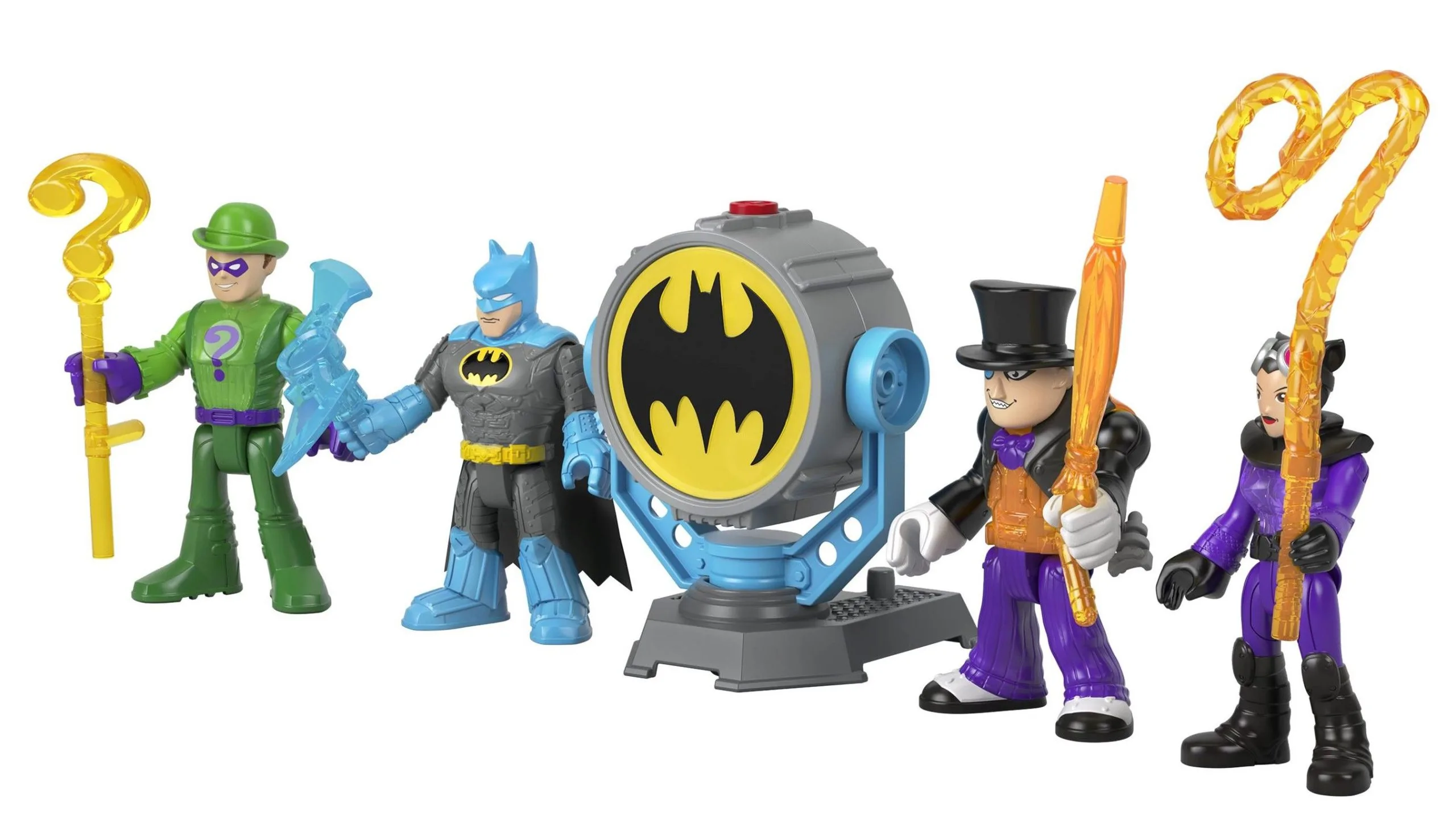 Fisher Price Imaginext DC Super Friends Bat-Tech Bat-Signal Σετ με 4 Φιγούρες (HFD47) 1 Fisher Price Imaginext DC Super Friends Bat-Tech Bat-Signal Σετ με 4 Φιγούρες (HFD47)