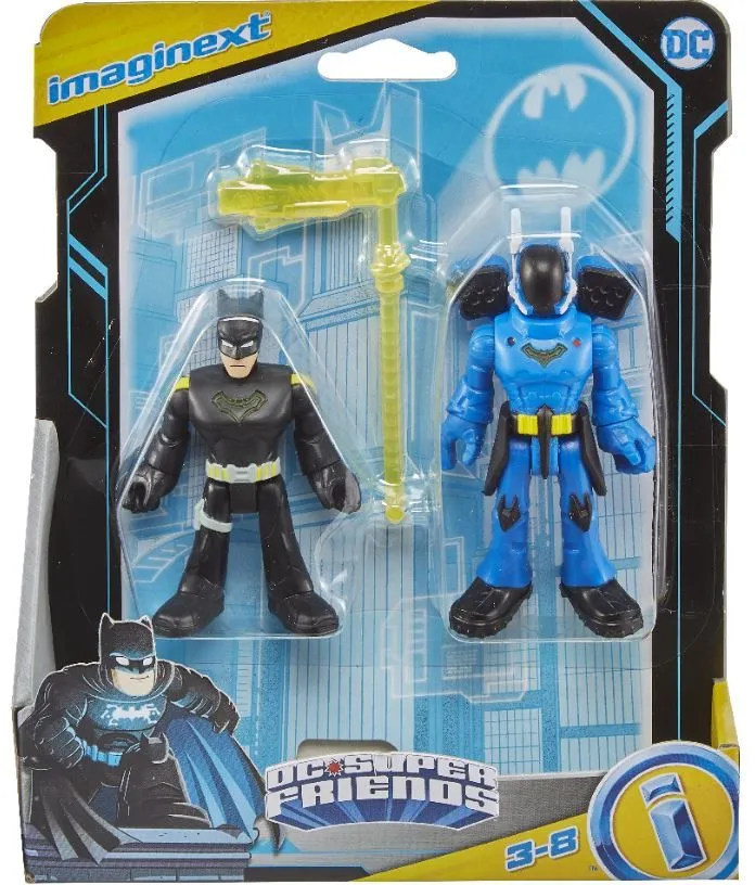 Fisher Price Imaginext Batman και Κακός-Σετ των 2 Batman και Rookie (GXJ30) 1 Fisher Price Imaginext Batman και Κακός-Σετ των 2 Batman και Rookie (GXJ30)