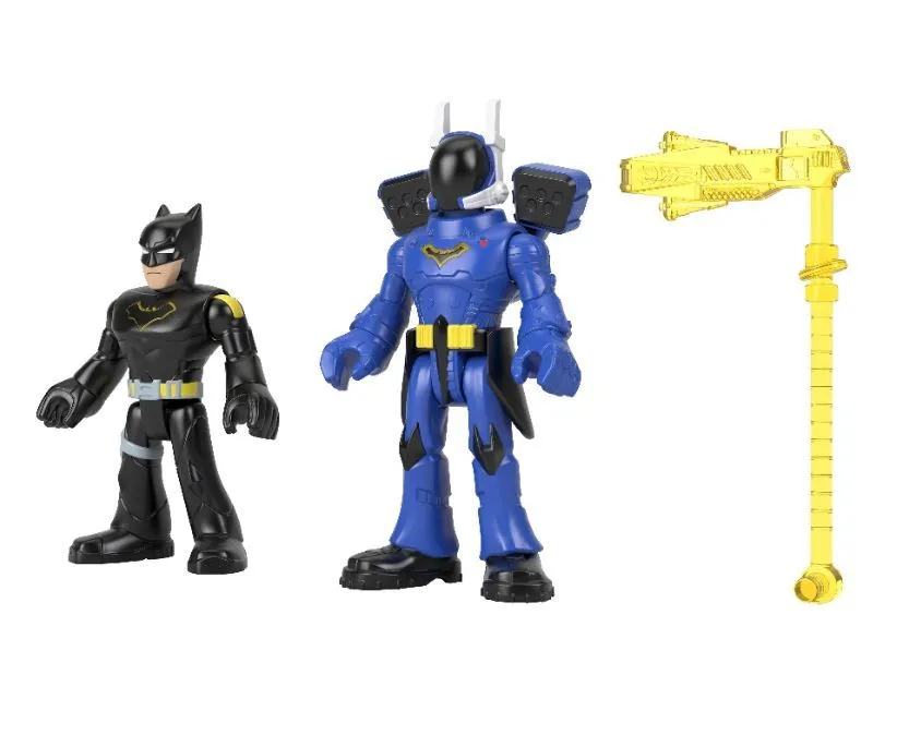 Fisher Price Imaginext Batman και Κακός-Σετ των 2 Batman και Rookie (GXJ30) 2 Fisher Price Imaginext Batman και Κακός-Σετ των 2 Batman και Rookie (GXJ30) - Image 2