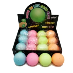 Blue Toys Squishy Μπαλάκι που Φωτίζει στο Σκοτάδι 6.5 εκ (MKN799320)