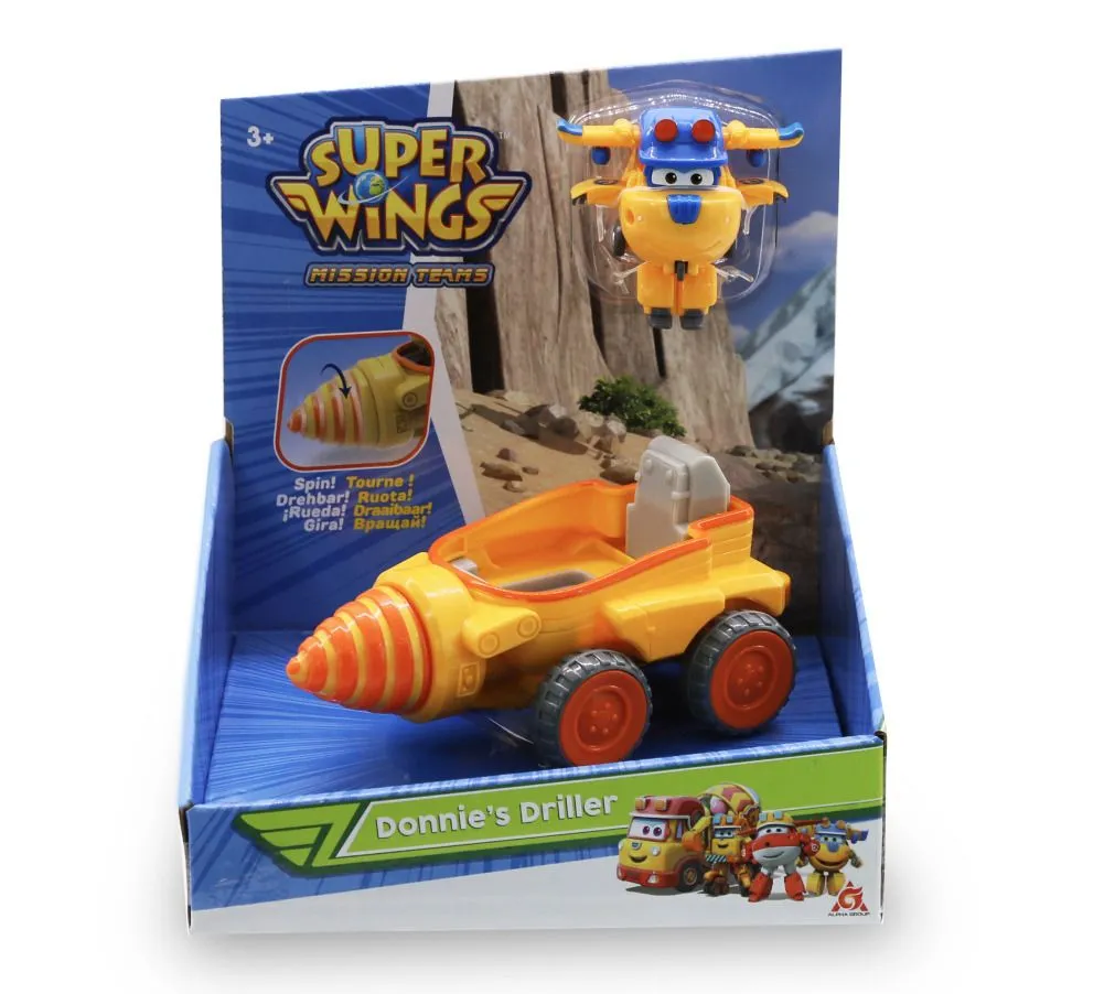 Just Toys Super Wings Transform A Bots Single Vehicle Donnie’s Driller (730843) 1 Just Toys Super Wings Transform A Bots Single Vehicle Donnie’s Driller (730843)