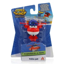 Just Toys Super Wings Supercharge Transform A Bots Jett (720001)