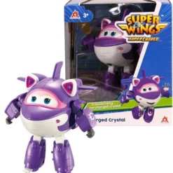 Just Toys Super Wings Supercharge Transforminh – Crystal (720200-1)