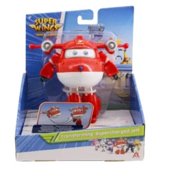 Just Toys Super Wings Supercharge Transforming Jett (720200-3)
