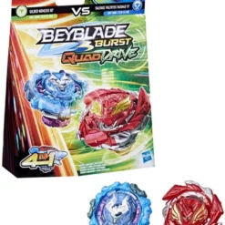 Hasbro Beyblade Burst Quad Drive Dual Pack Glided Nemesis N7 Salvage Valt R V7 (F4491) -Toys Games Store 221519 1