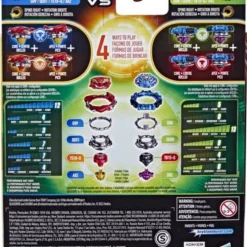 Hasbro Beyblade Burst Quad Drive Dual Pack Glided Nemesis N7 Salvage Valt R V7 (F4491) -Toys Games Store 221519 2