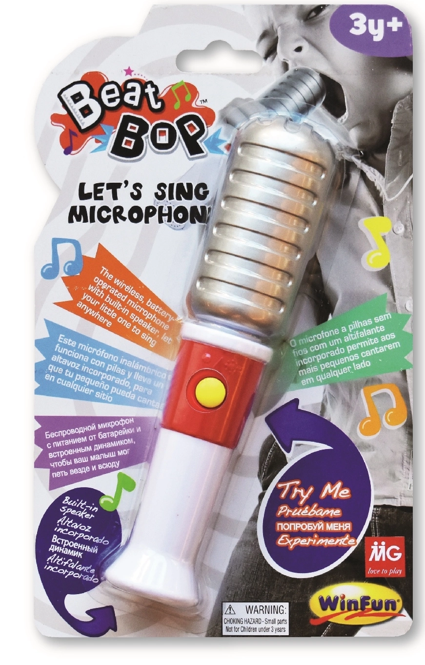 Winfun Beat Bop Μικροφωνο – Lets Sing Microphone (002510-NL) 2 Winfun Beat Bop Μικροφωνο – Lets Sing Microphone (002510-NL) - Image 2
