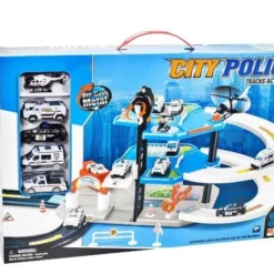 Blue Toys Παρκινγκ Αστυνομικος Σταθμος City Police Tracks Action Set (MKG755219) -Toys Games Store 666493 1