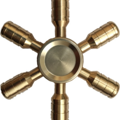 Σβουρα Spinner Χρυση Μεταλλικη Σε Μεταλλικο Κουτι Metal 2 Minutes (103474) -Toys Games Store 672401 1