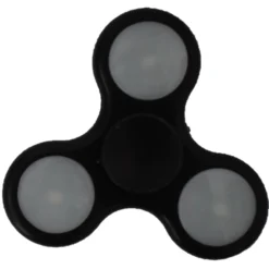 Σβουρα Fidget Spinner Μαυρη Με Φως Plastic 1 Minute (103479-Μ)