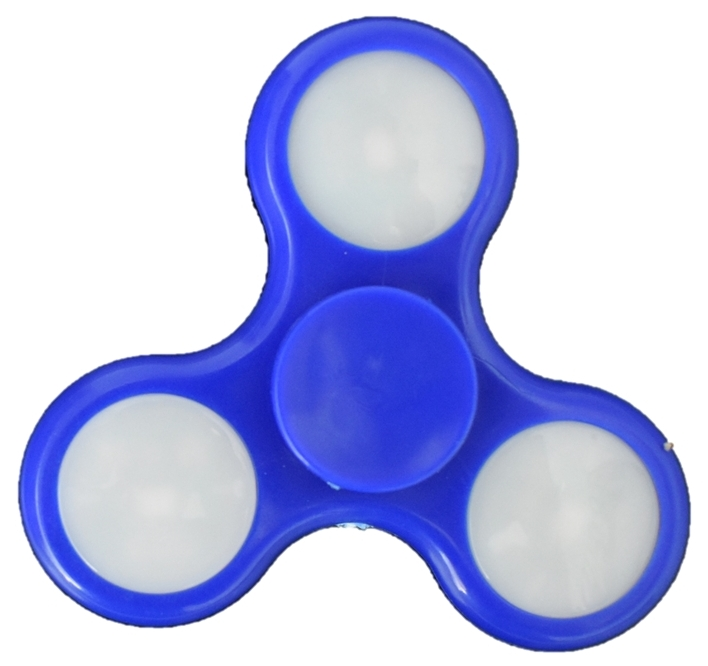 Σβουρα Fidget Spinner Μπλε Με Φως Plastic 1 Minute (103479-ΜΠ) 3 Σβουρα Fidget Spinner Μπλε Με Φως Plastic 1 Minute (103479-ΜΠ) - Image 3