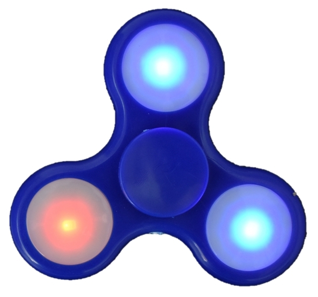 Σβουρα Fidget Spinner Μπλε Με Φως Plastic 1 Minute (103479-ΜΠ) 2 Σβουρα Fidget Spinner Μπλε Με Φως Plastic 1 Minute (103479-ΜΠ) - Image 2