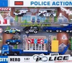 Blue Toys Παιδικο Playset Με Αστυνομικα Οχηματα Οεμ (MKA391022)