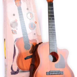 Blue Toys Κιθαρα Καφε Σε Κουτι (MKI581786)
