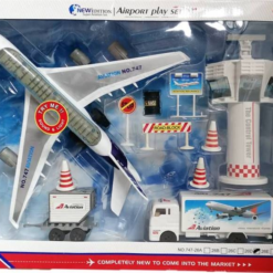 Blue Toys Οχημα Αεροπλανο Με Πυργο Ελεγχου Φωτα Και Ηχο (MKI995228)