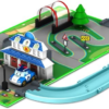 AS το καλό παιχνίδι Robocar Poli Brooms Town Map Αρχηγειο (1003-83280)