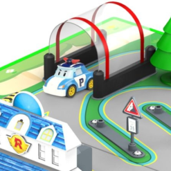 AS το καλό παιχνίδι Robocar Poli Brooms Town Map Αρχηγειο (1003-83280) -Toys Games Store 680855 3