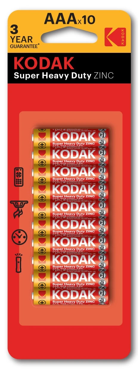 Μπαταρια Kodak Lr3 Heavy Duty Aaa Σετ 10 Τμχ (30946804) 1 Μπαταρια Kodak Lr3 Heavy Duty Aaa Σετ 10 Τμχ (30946804)