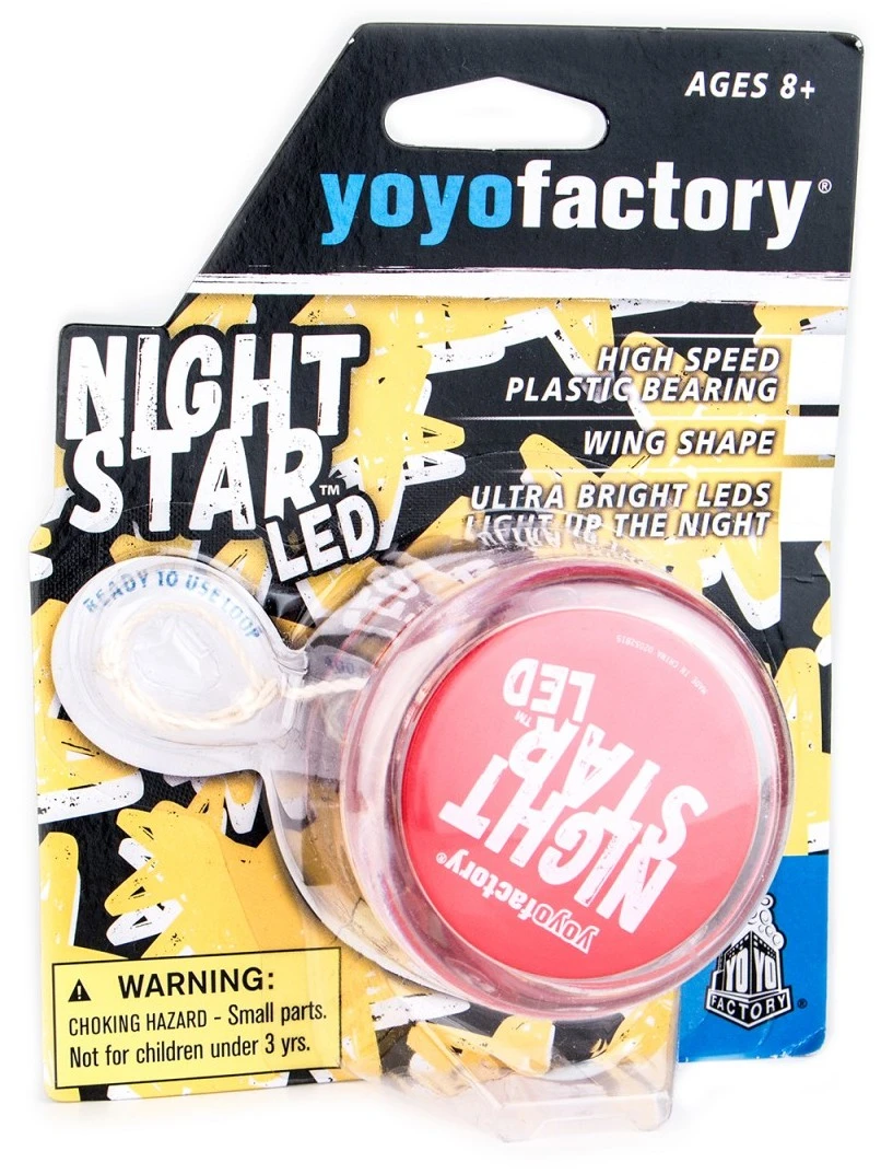 YoYo Factory Yoyofactory Γιογιο Nightstar Led Clear Red (YO-246) 1 YoYo Factory Yoyofactory Γιογιο Nightstar Led Clear Red (YO-246)