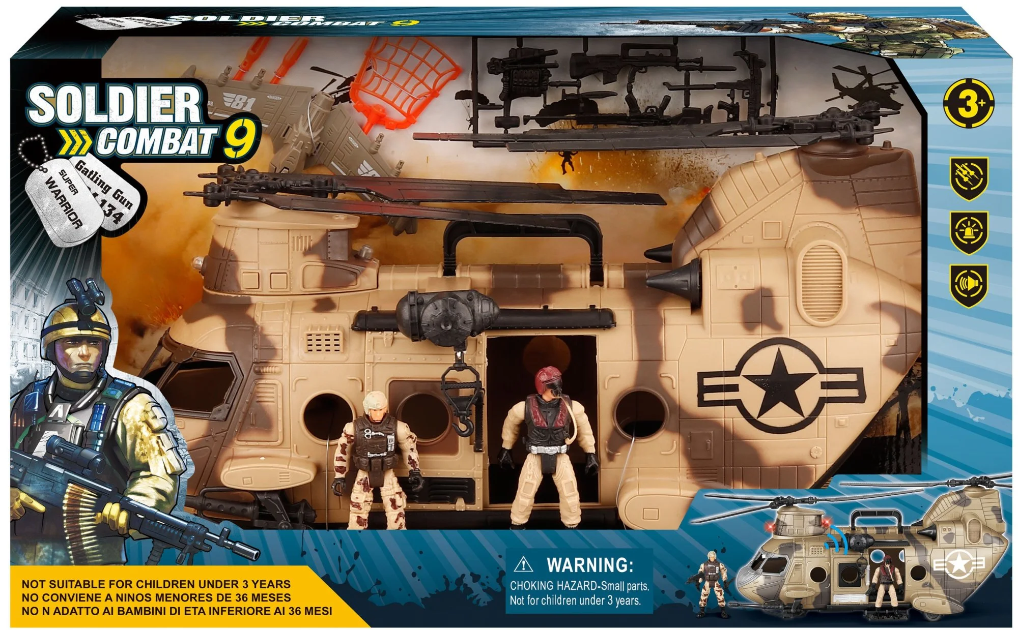 Blue Toys Στρατιωτικό Αεροπλάνο Με Φώς Και Μουσική PLAYSET (MKL410981) 1 Blue Toys Στρατιωτικό Αεροπλάνο Με Φώς Και Μουσική PLAYSET (MKL410981)