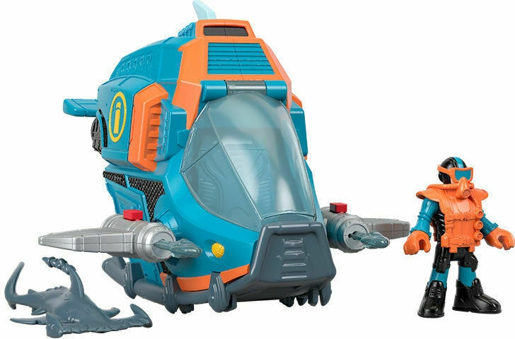 Fisher Price Imaginext Καρχαριο-Όχημα Με Δύτη (GKG80) 4 Fisher Price Imaginext Καρχαριο-Όχημα Με Δύτη (GKG80) - Image 4