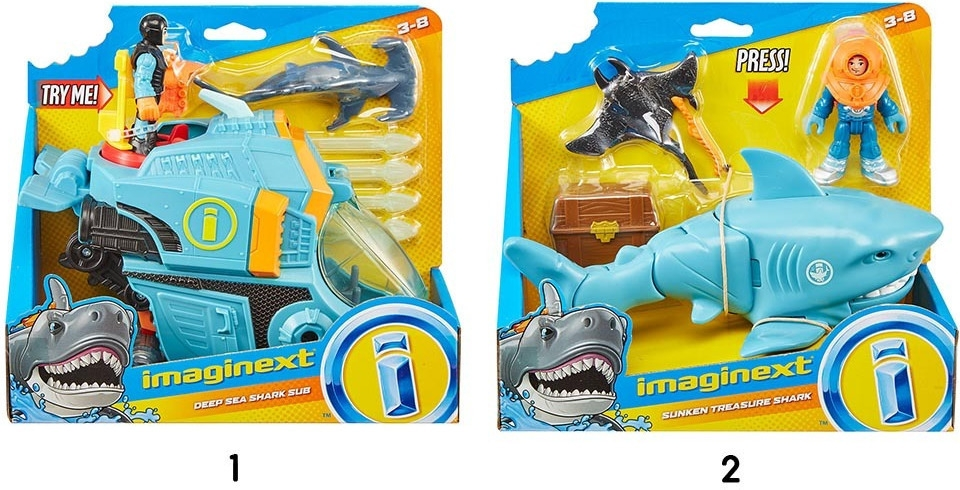 Fisher Price Imaginext Καρχαριο-Όχημα Με Δύτη (GKG80) 2 Fisher Price Imaginext Καρχαριο-Όχημα Με Δύτη (GKG80) - Image 2