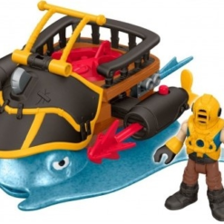 Fisher Price Imaginext Πειρατικό Πλοιάριο-Πλάσματα Του Βυθού Με Φιγούρα Και Αξεσουάρ (DHH64) -Toys Games Store 694334 3