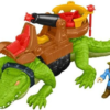 Fisher Price Imaginext Κροκόδειλος Τέρας Και Πειρατής Με Αξεσουάρ (DHH63)