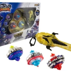 Just Toys Infinity Nado V – 3 In 1 Playset Scarlet Wolf – Gigantic Python – Purgatory Cerberus (634600)