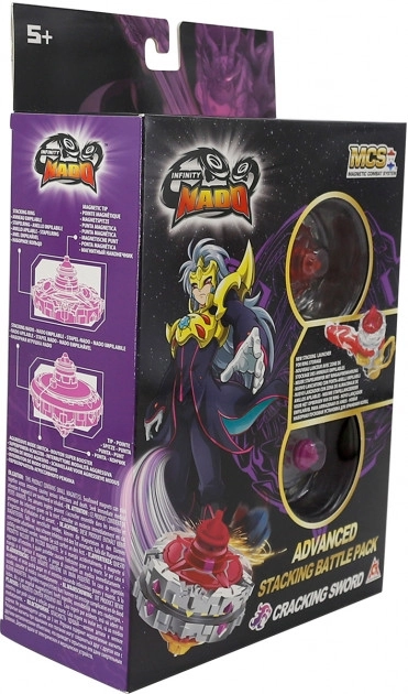 Just Toys Infinity Nado V Stackable – Advanced Edition Cracking Sword (634300H/634303H) 2 Just Toys Infinity Nado V Stackable – Advanced Edition Cracking Sword (634300H/634303H) - Image 2