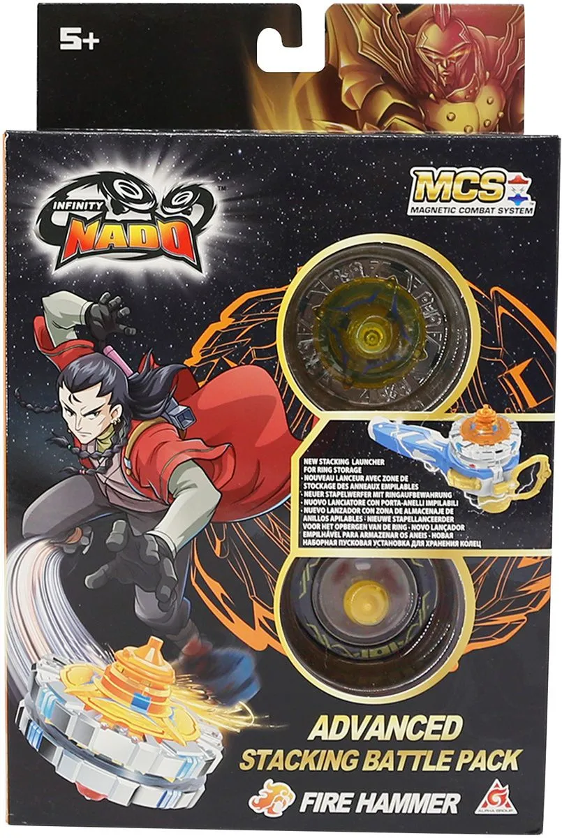 Just Toys Infinity Nado V Stackable – Advanced Edition Fire Hammer (634300H/634304H) 7 Just Toys Infinity Nado V Stackable – Advanced Edition Fire Hammer (634300H/634304H) - Image 7