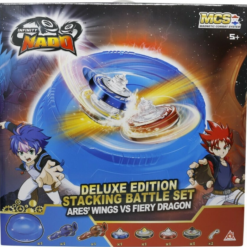 Just Toys Infinity Nado V Stackable – Deluxe Battle Set Arena Ares Wings Vs Fiery Dragon (634806H) -Toys Games Store 699029 1